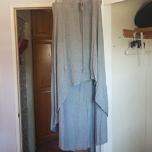 Torrid Size 2 hi-lo maxi skirt grey